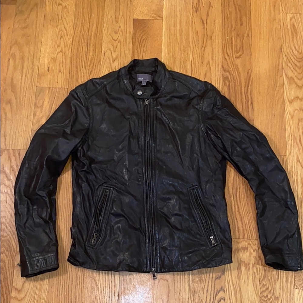 Vince leather biker jacket